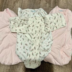 Set of 3 Happiest Baby Sleepea Comforter Swaddles size small